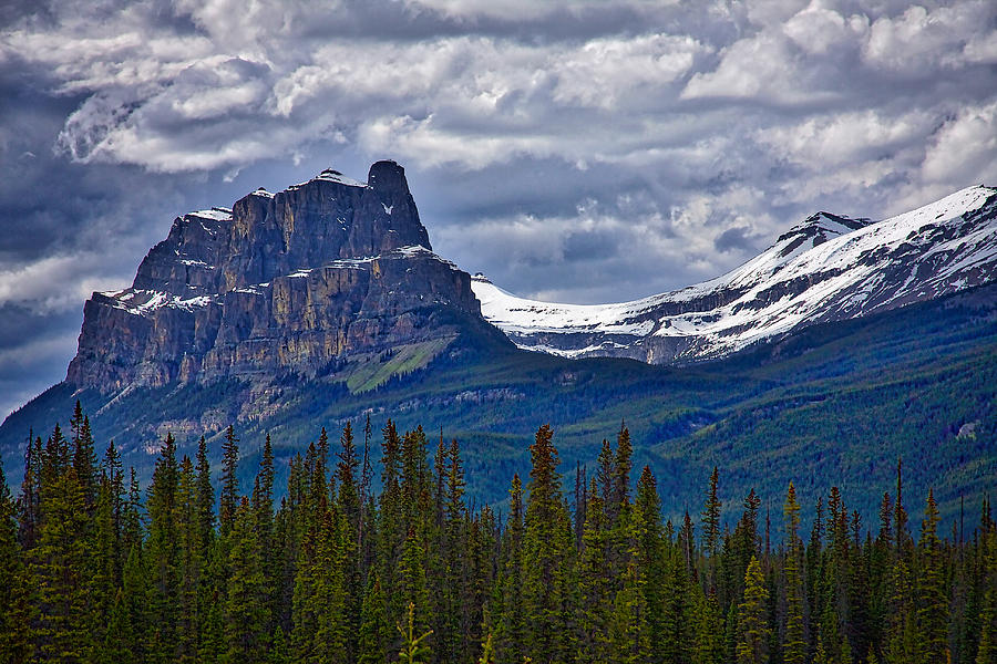 Castle Mountain - Banff Photograph by Stuart Litoff