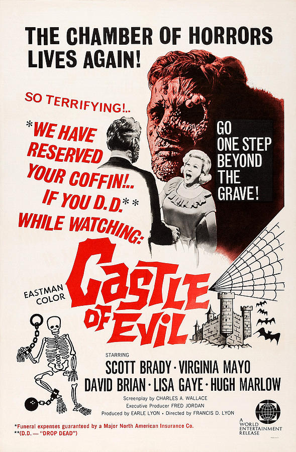 Castle Of Evil, Us Poster Art, 1966 Photograph by Everett