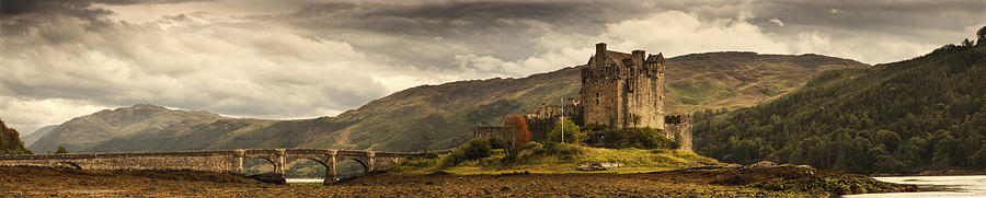 Castle On A Hill Kyle Of Lochalsh Photograph by John Short