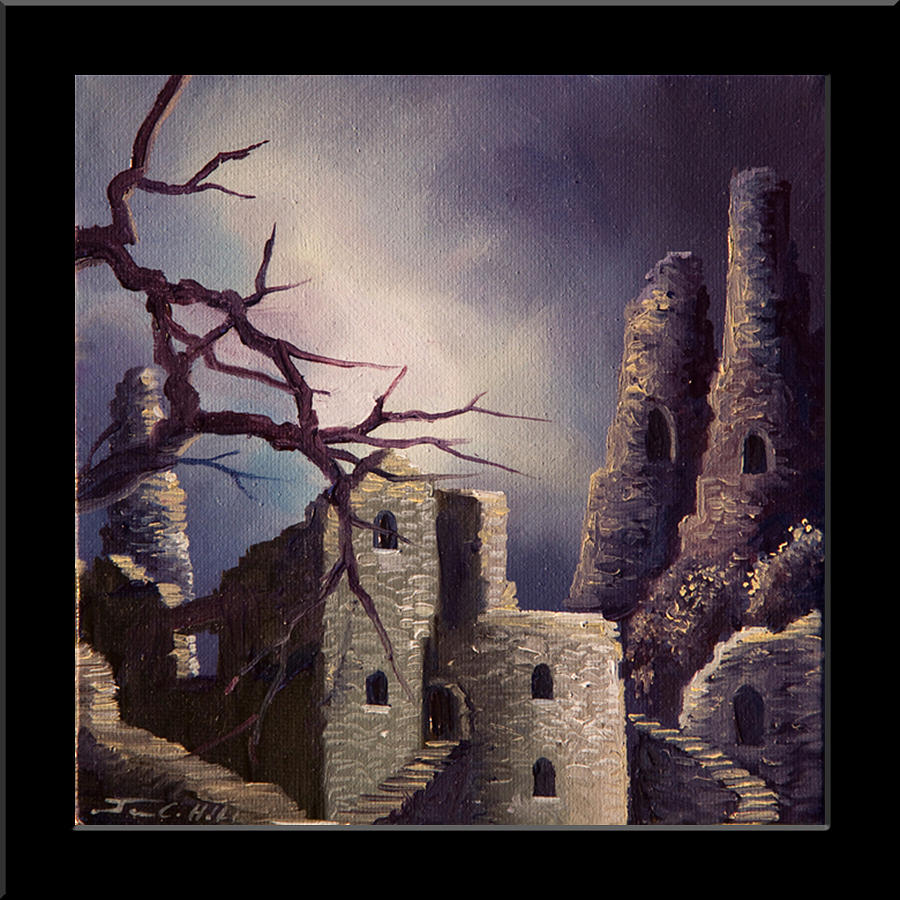 Castle Ruins IV Painting by James Hill