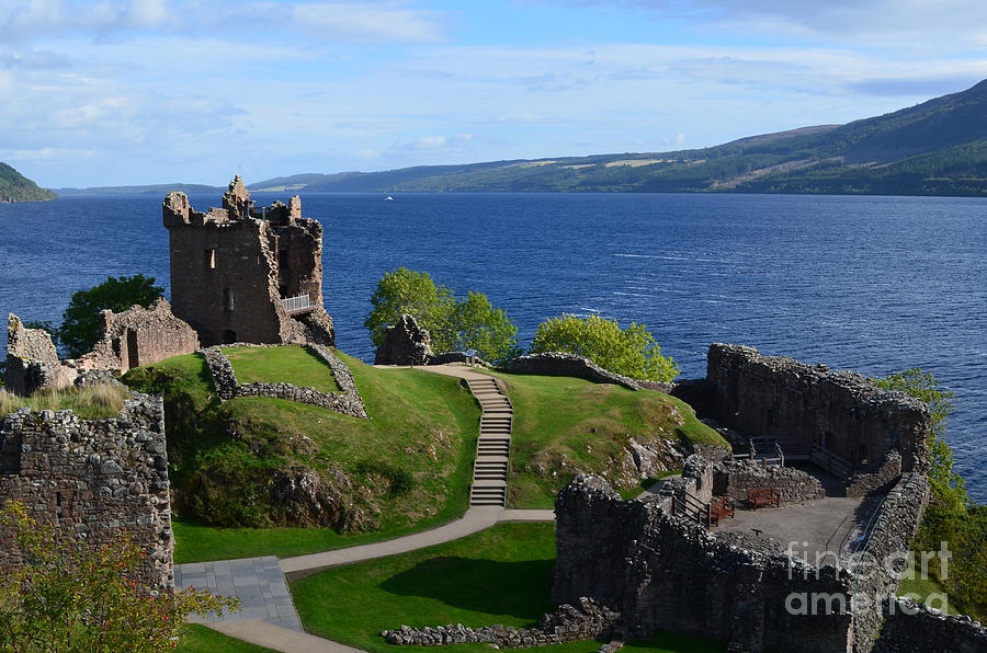 Castle Ruins on Loch Ness Photograph by DejaVu Designs