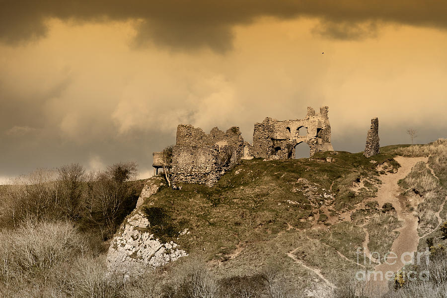 Castle ruins  Photograph by Paul Cowan