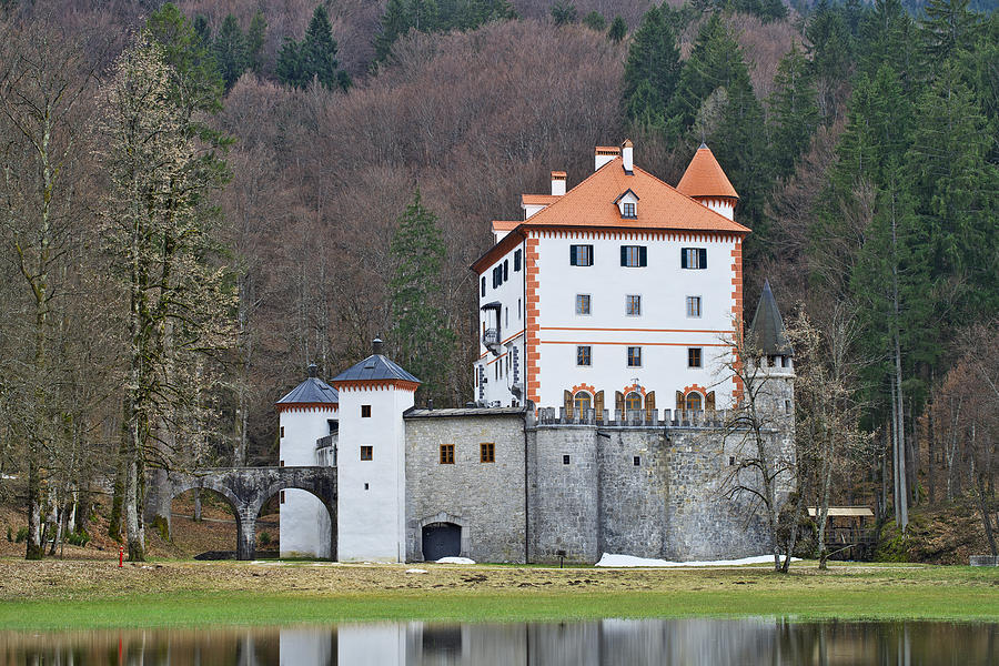 Castle Sneznik Photograph by Ivan Slosar