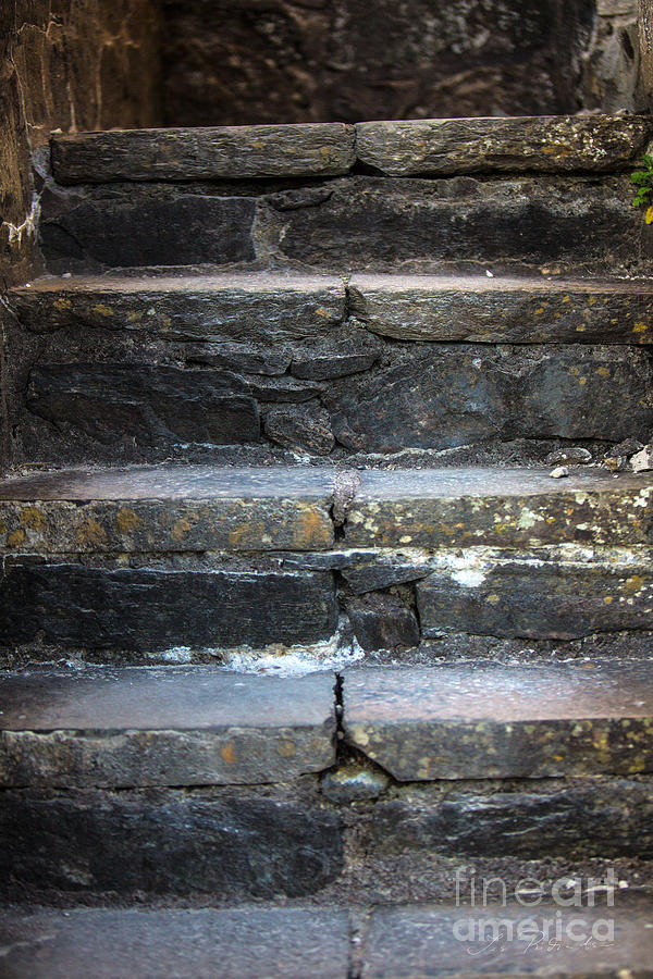 Copyright Owner Photograph - Castle Stairs by Iris Richardson