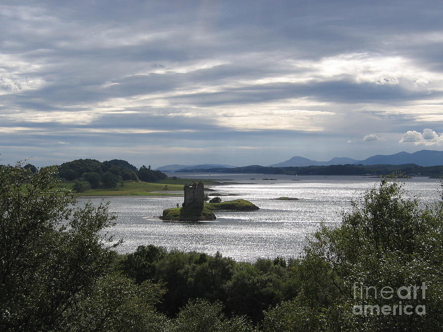 Castle Stalker on Loch Laiche Photograph by Denise Railey