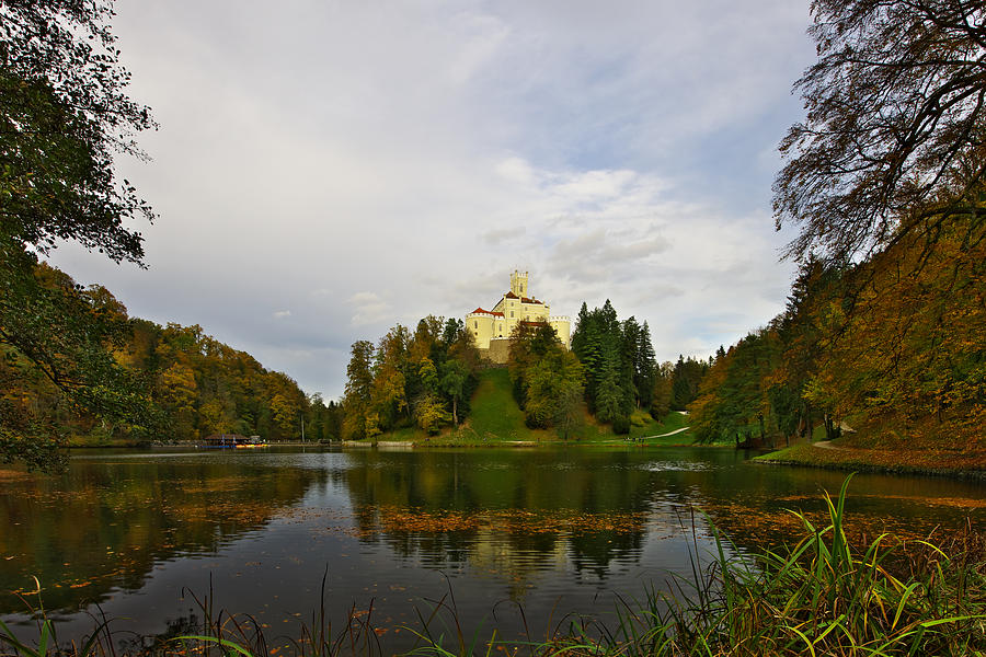 Castle Trakoscan in autumn Photograph by Ivan Slosar