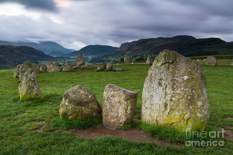 Prehistoric Photograph - Castlerigg Stone Circle, Keswick by Thomas Hanahoe