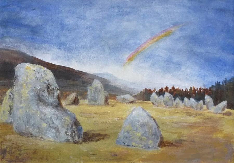 Castlerigg Stone Circle, Cumbria Painting by Nigel Radcliffe