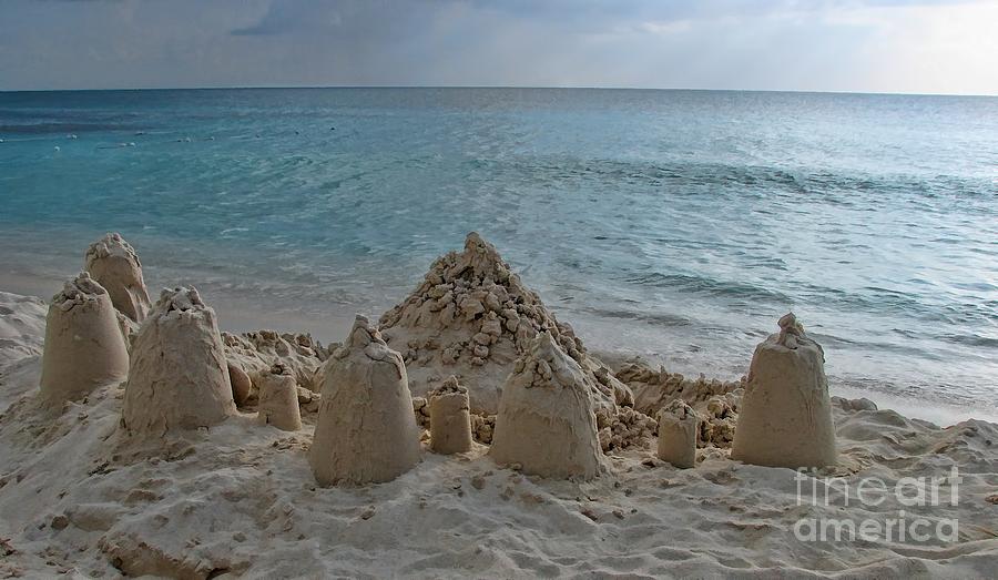 Castles In The Sand Photograph by Peggy Hughes