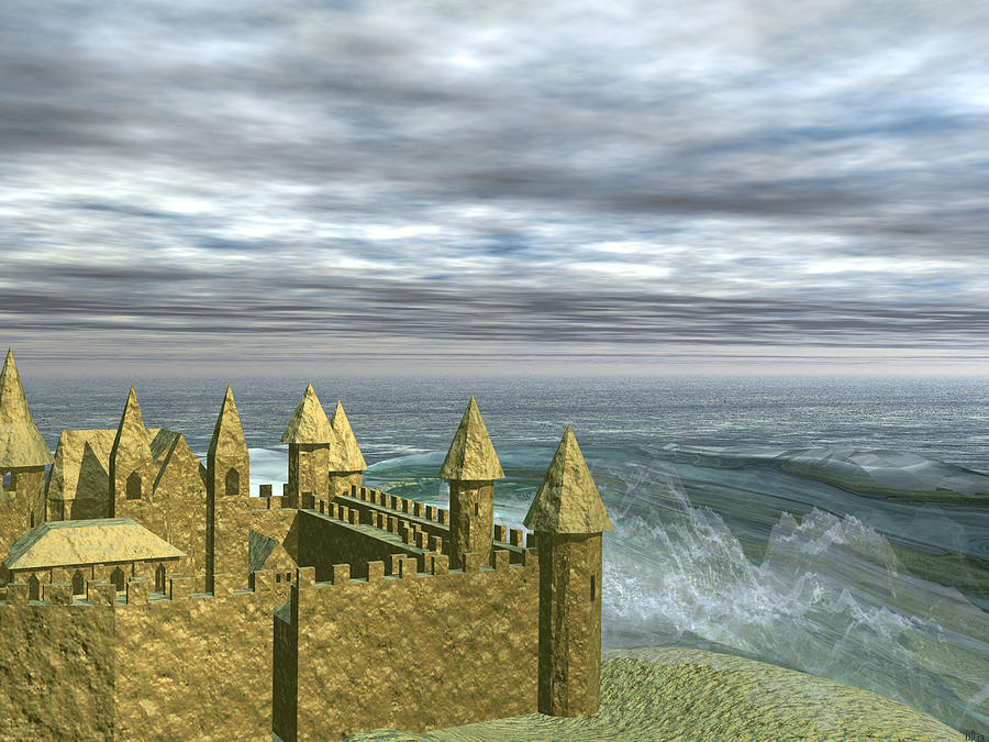 Castles Made of Sand Digital Art by Michele Wilson