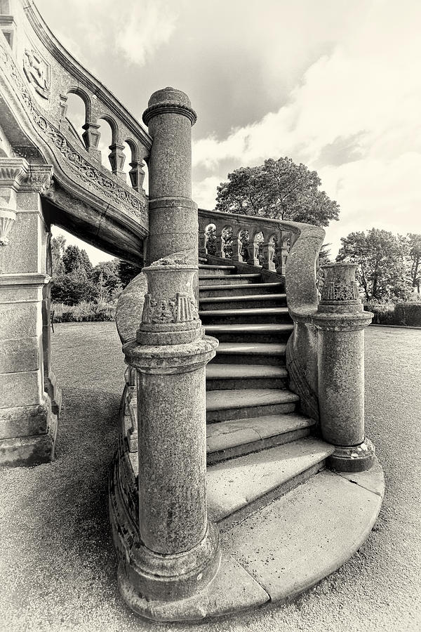 Architecture Photograph - Castles Stairway by Marcia Colelli