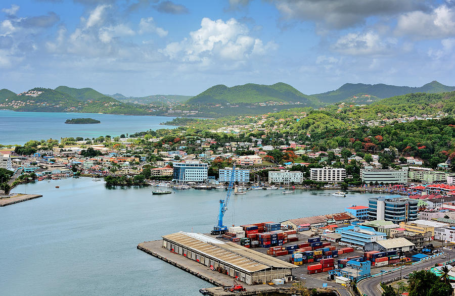 Castries - Capital of St. Lucia Photograph by Brendan Reals