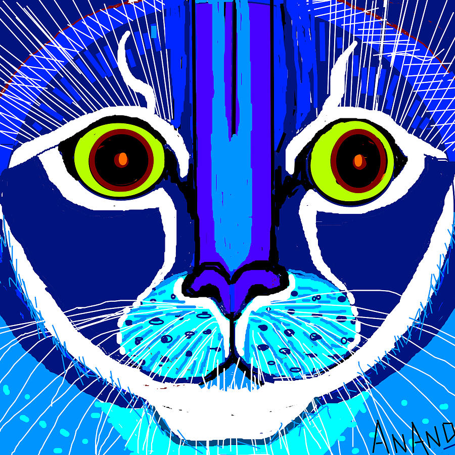 Cat-5 Digital Art by Anand Swaroop Manchiraju