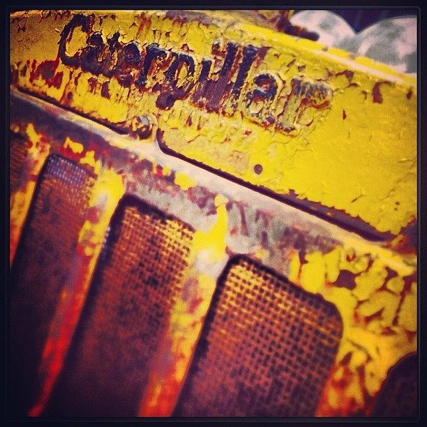 Truck Photograph - #cat #caterpillar #rustporn by A Loving