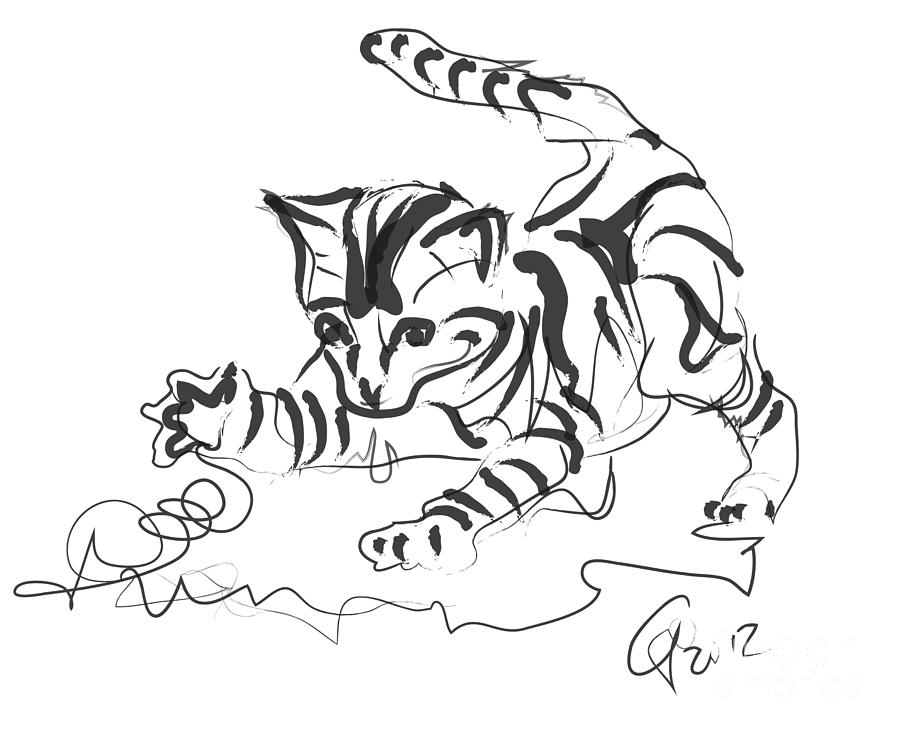 cat- cute kitty by Go Van Kampen cat- cute kitty by Go Van Kampen