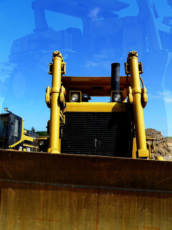 Cat Dreams or Bull Dozer Photograph by Richard Reeve