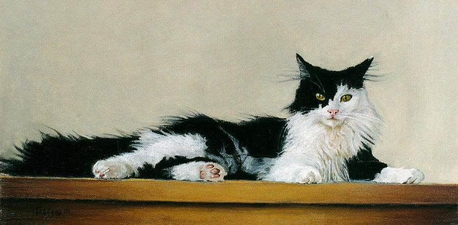 Cat Painting by Robert Tracy