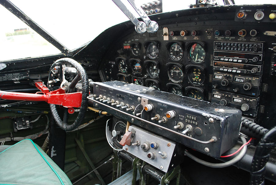 Catalina cockpit Photograph by Mark Alan Perry