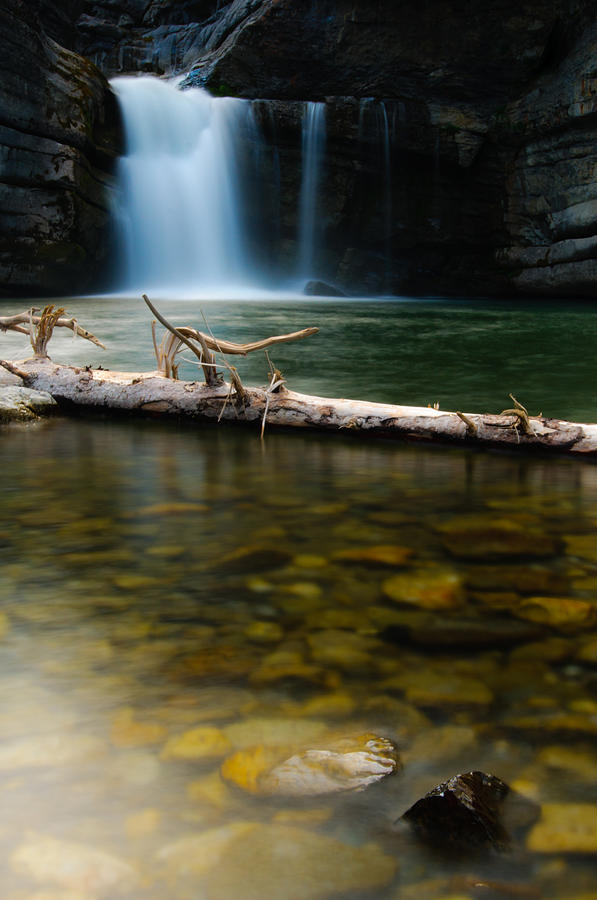 Fall Photograph - Cataract Falls by Brandon Smith