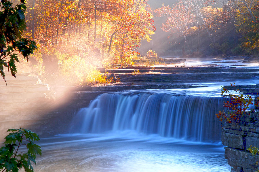 Cataract Falls Indiana Photograph by Randall Branham