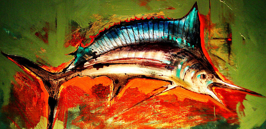 Catch of the day Painting by Andrew Hewkin