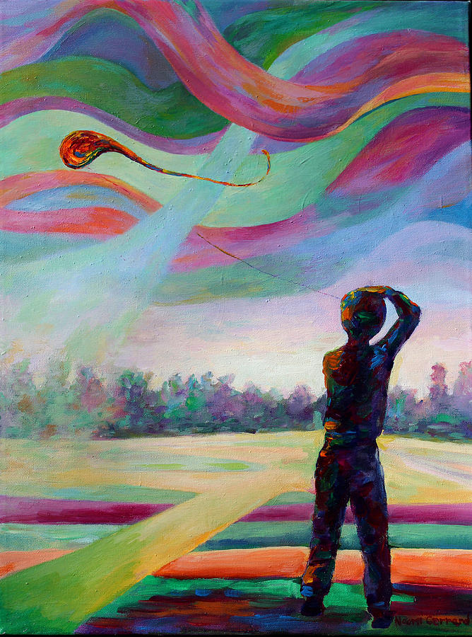 Catching the Wind Painting by Naomi Gerrard