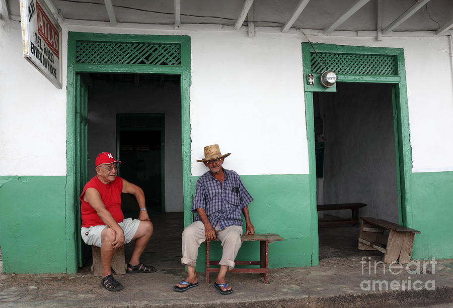 Cottage Photograph - Catching up in Panama by James Brunker