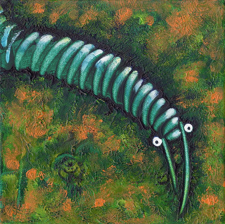 Caterpillar Of A Sort Painting