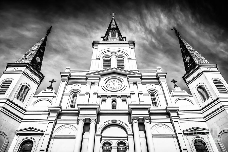 Cathedral-Basilica of St. Louis in New Orleans Photograph by Paul Velgos