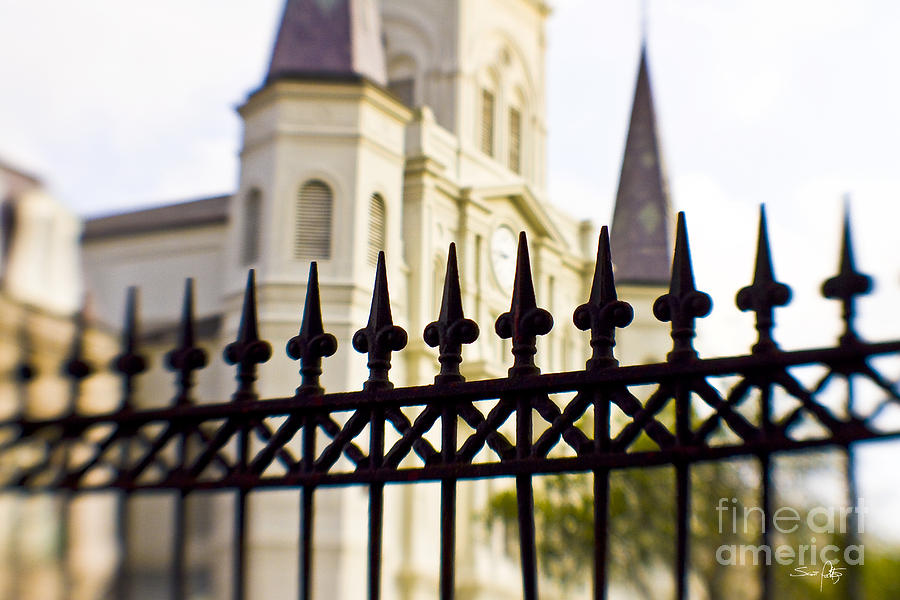 New Orleans Photograph - Cathedral Basilica by Scott Pellegrin