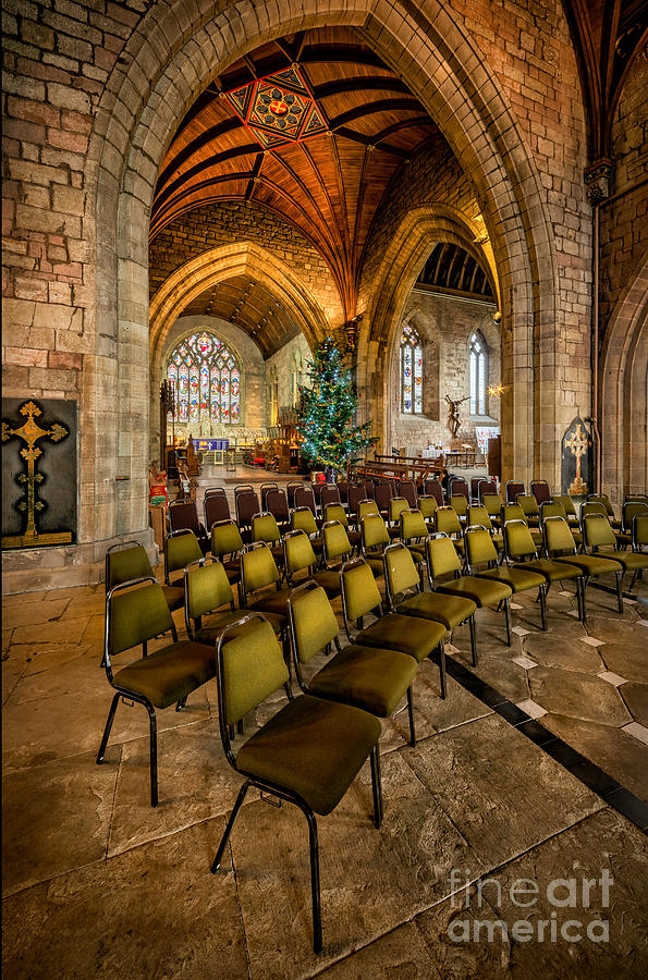Cathedral Christmas Photograph by Adrian Evans