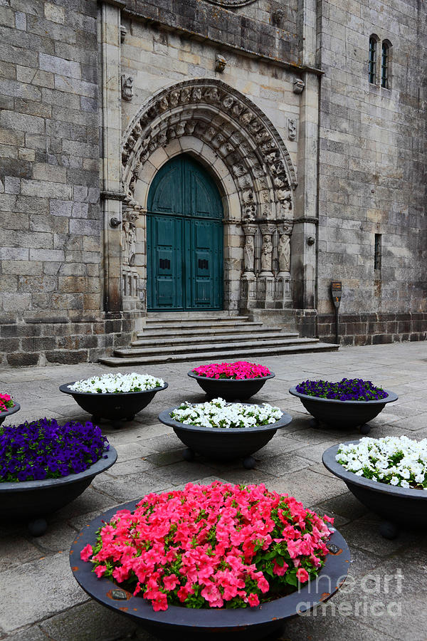 Cathedral Entrance Viana do Castelo Photograph by James Brunker
