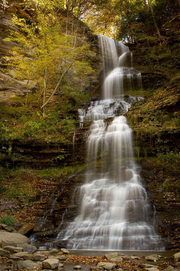 Cathedral Falls 2011 Autumn Photograph by Nathaniel Kidd - Fine Art America