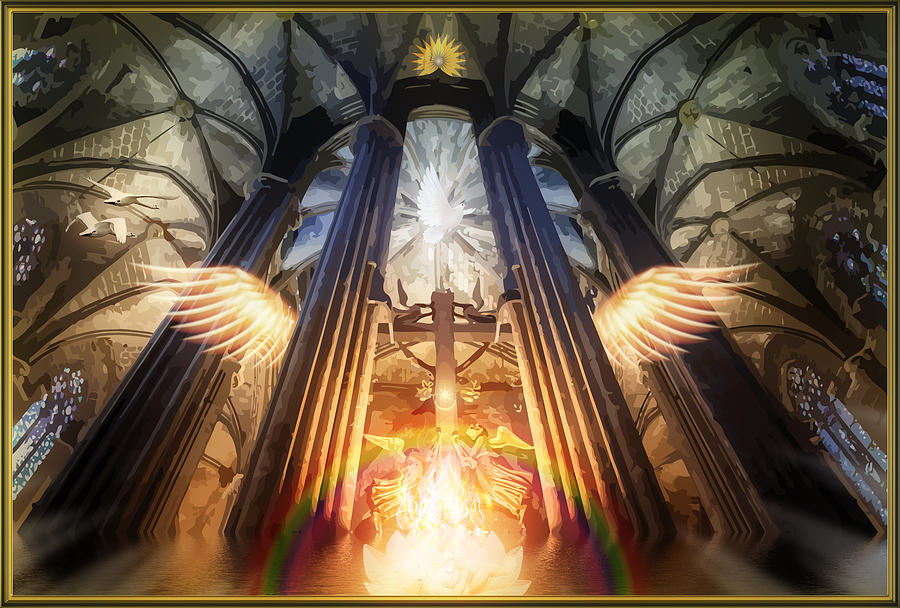 Cathedral Digital Art by Harald Dastis