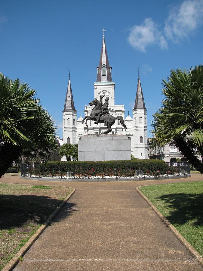 Cathedral in new Orleans Photograph by Steven Parker