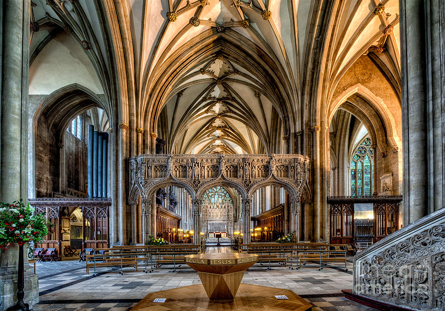 Architecture Photograph - Cathedral Interior by Adrian Evans