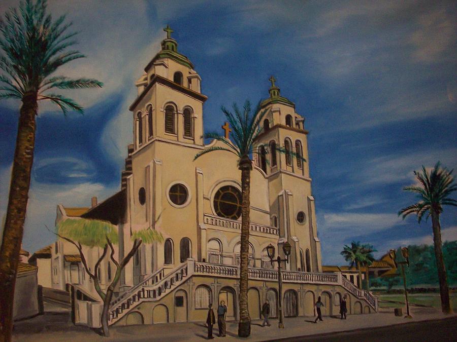 Cathedral  Painting by Jude Darrien