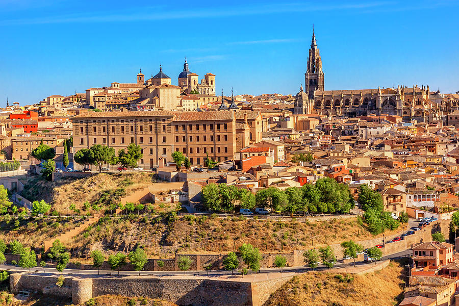 Cathedral, Medieval City, Toledo, Spain Photograph by William Perry ...