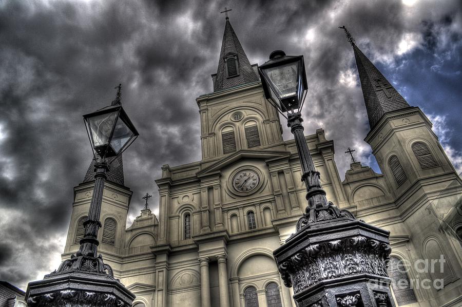 Cathedral New Orleans Photograph by Timothy Lowry