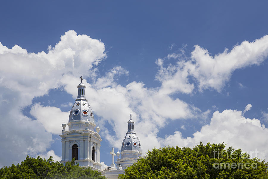 Cathedral Nuestra Senora De Guadalupe in Ponce Photograph by Bryan Mullennix
