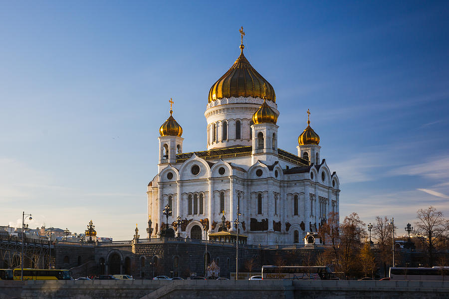 Cathedral of Christ the Savior 2 - Featured 2 Photograph by Alexander Senin