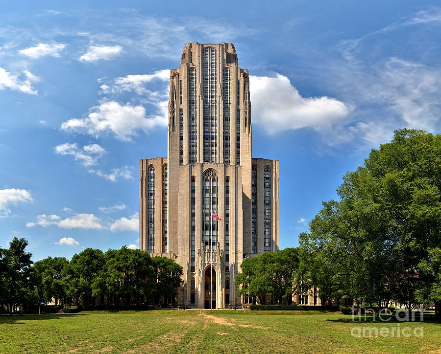 University Of Pittsburgh Photograph - Cathedral Of Learning Pittsburgh PA by Adam Jewell