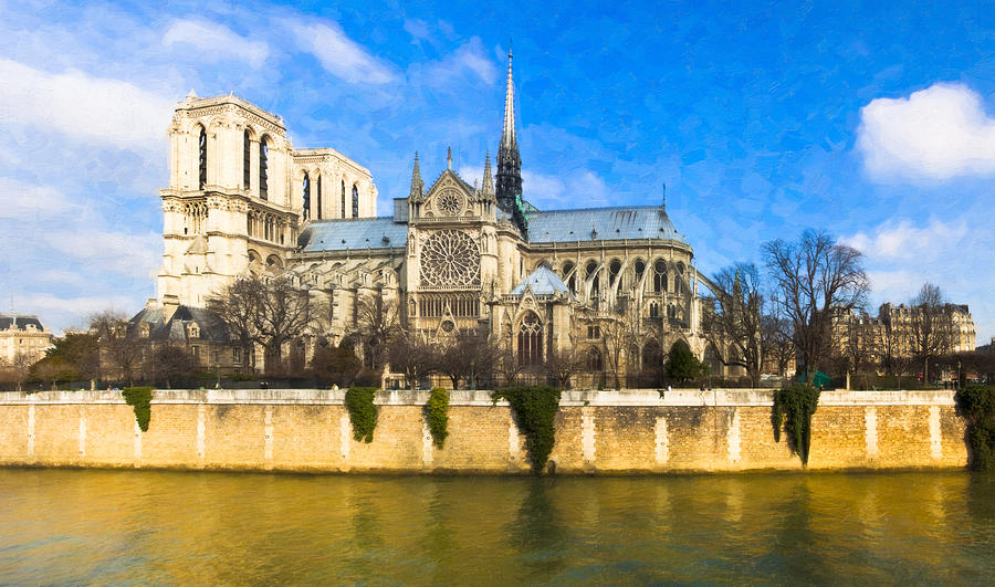 Cathedral of Notre Dame de Paris On the Seine Photograph by Mark Tisdale
