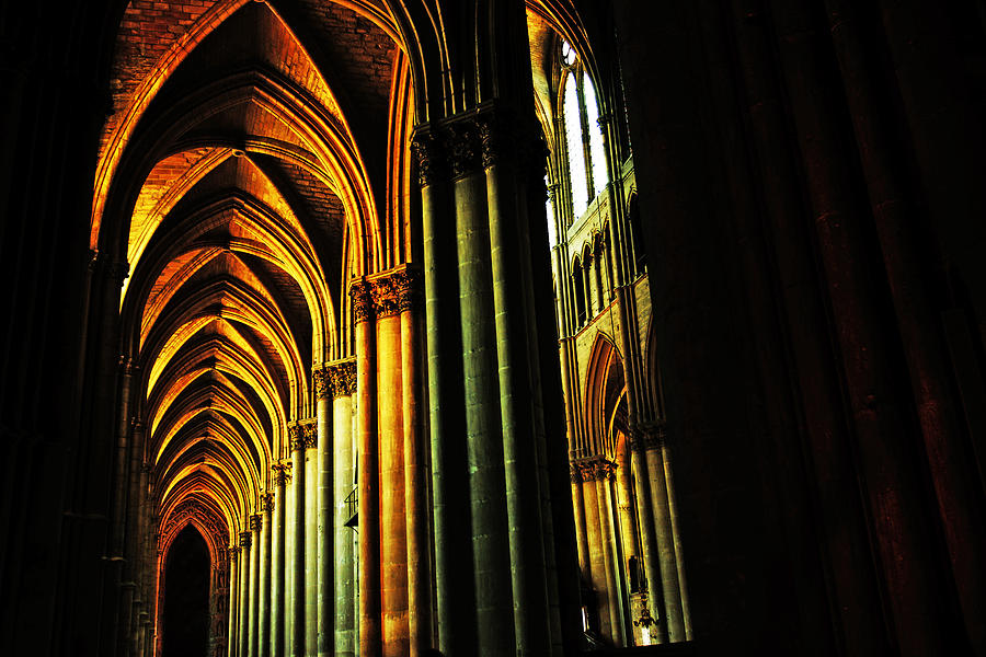 Cathedral of Reims hall Photograph by Erik Tanghe