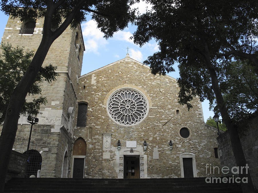 Cathedral of San Giusto Photograph by Riccardo Mottola