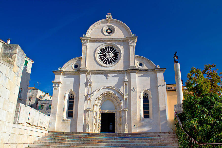 Cathedral of St James in Sibenik facade Photograph by Brch Photography
