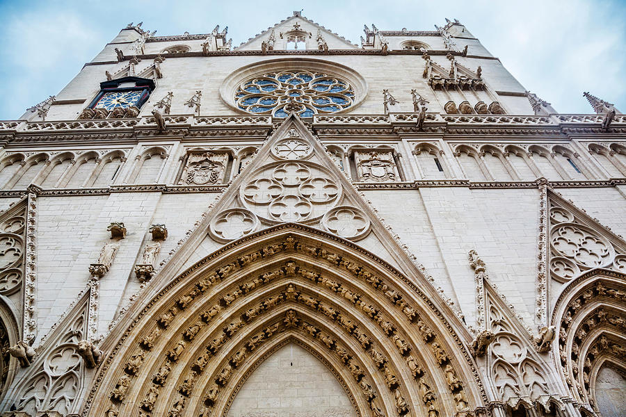Cathedral Of St. John Lyon Photograph by Manfred Gottschalk