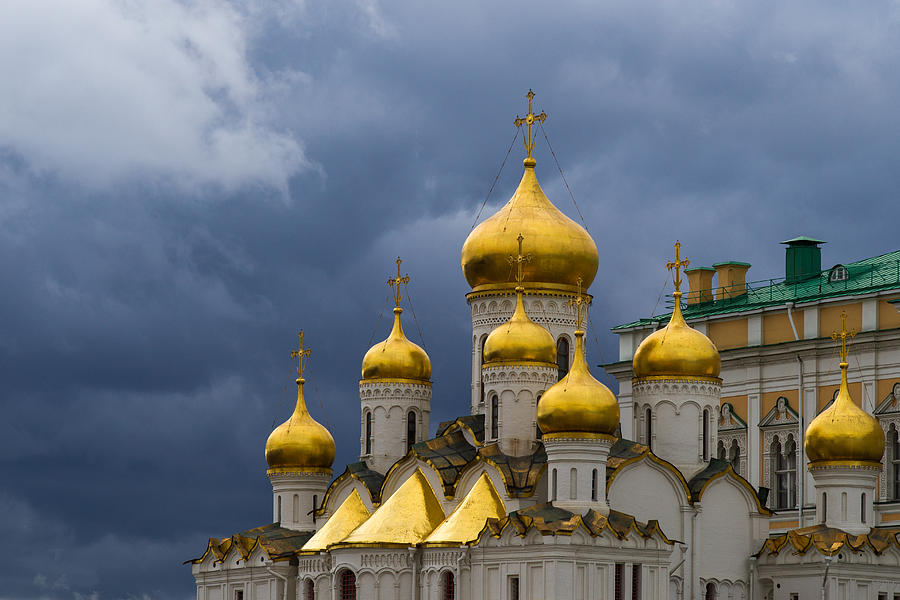 Cathedral Of The Annunciation Of Moscow Kremlin - Featured 3 Photograph ...