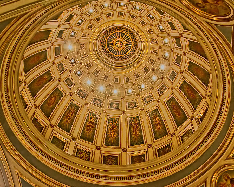 Cathedral of the Sacred Heart Dome Photograph by Jemmy Archer