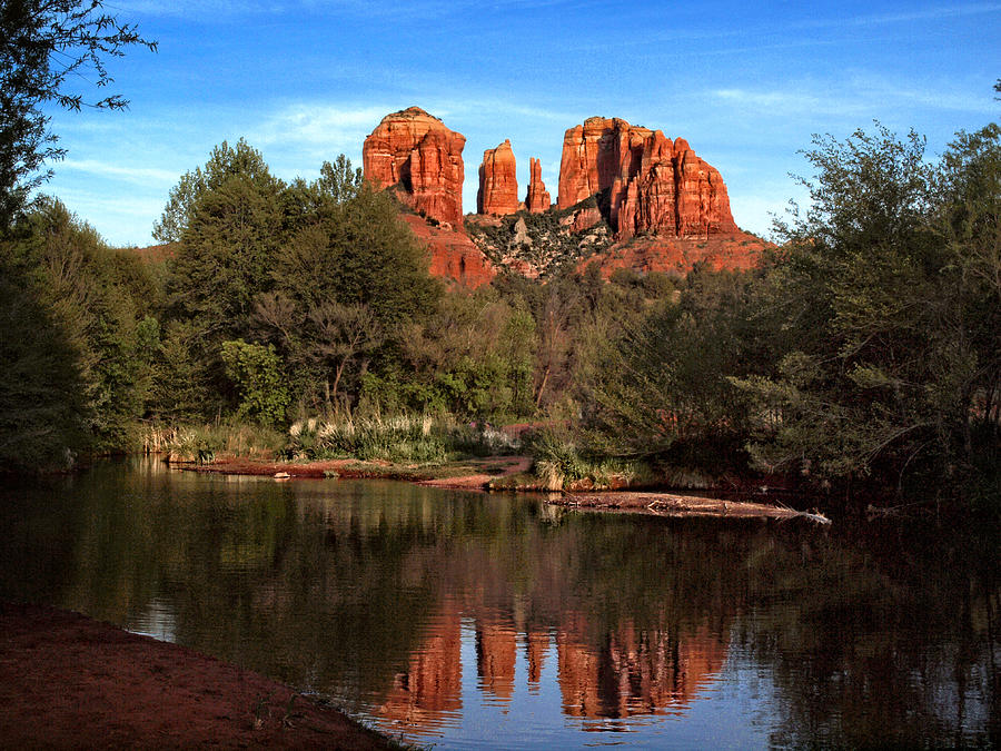 Cathedral Rock And Oak Creek Photograph